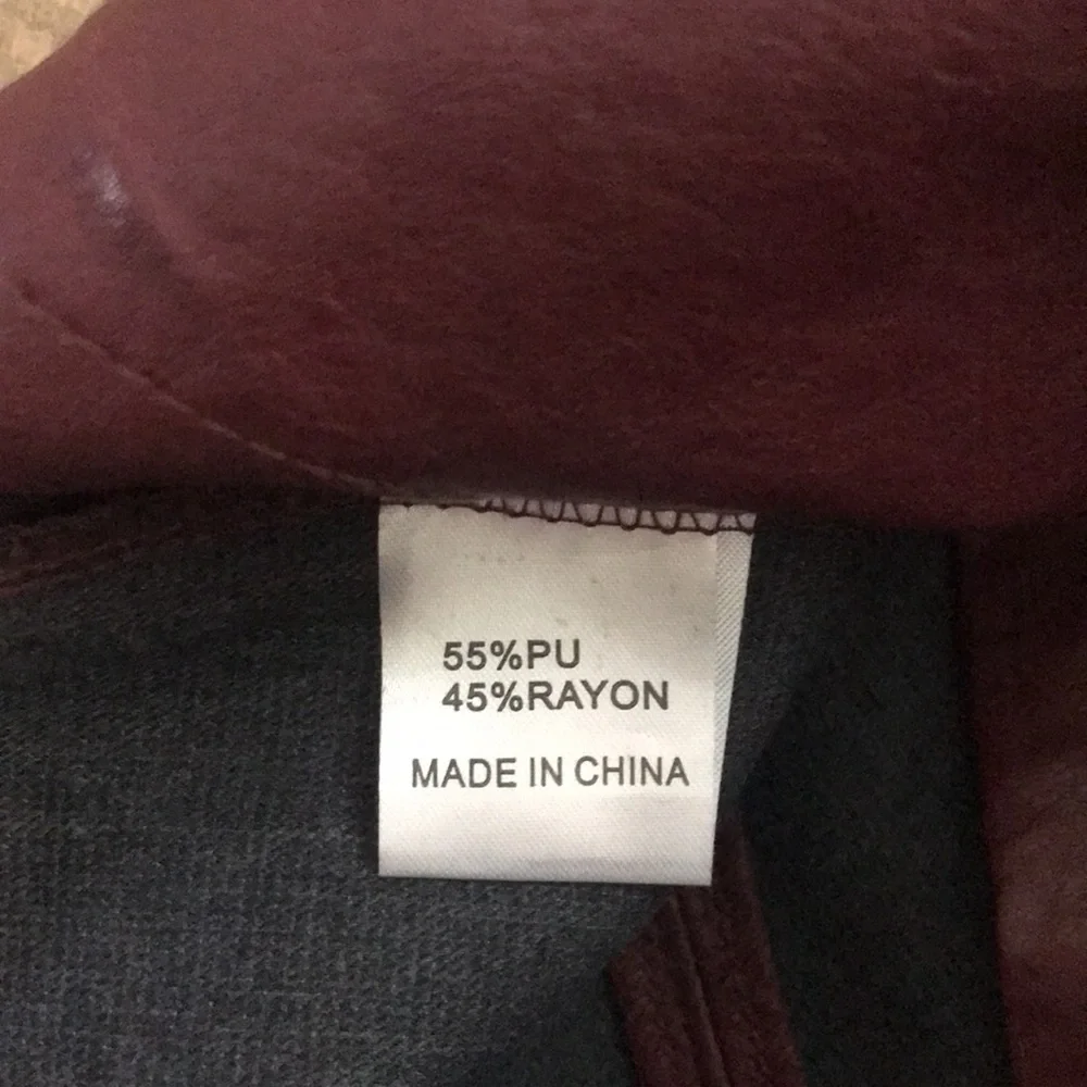 Seek the label vegan leather mini skirt sz S